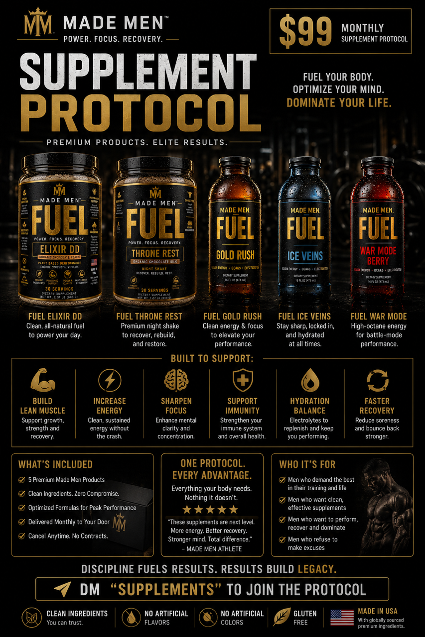 Made Men Supplement Protocol overview